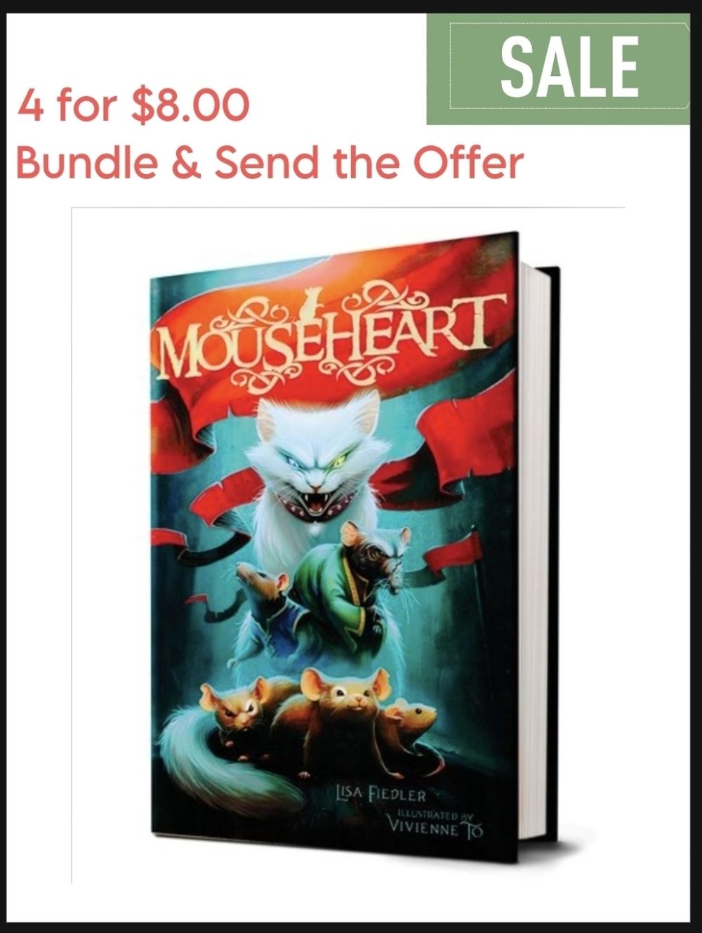 Mouseheart Book Children Kids Youth Summer Read
